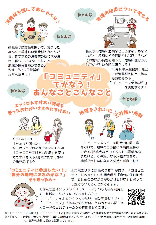 コミュニティでつながろう裏